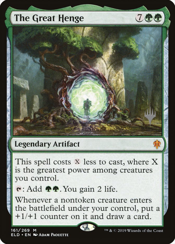 The Great Henge (Promo Pack) [Throne of Eldraine Promos] | Good Games Adelaide SA