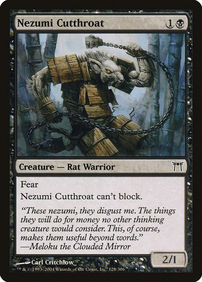 Nezumi Cutthroat 128 (Champions of Kamigawa)  - Foil | Good Games Adelaide SA