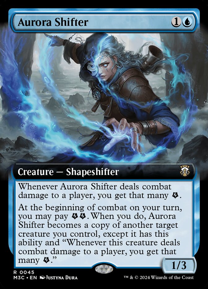 Aurora Shifter 45/411 (Commander: Modern Horizons 3)  - Extended Art | Good Games Adelaide SA