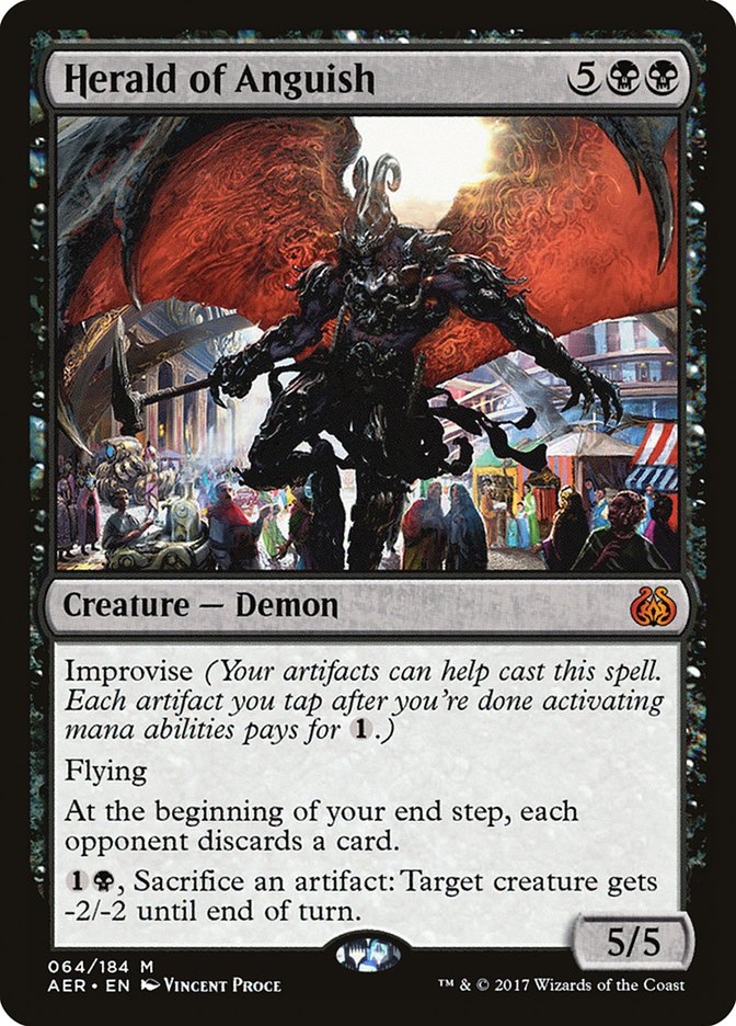 Herald of Anguish 64 (Aether Revolt)  - Foil | Good Games Adelaide SA
