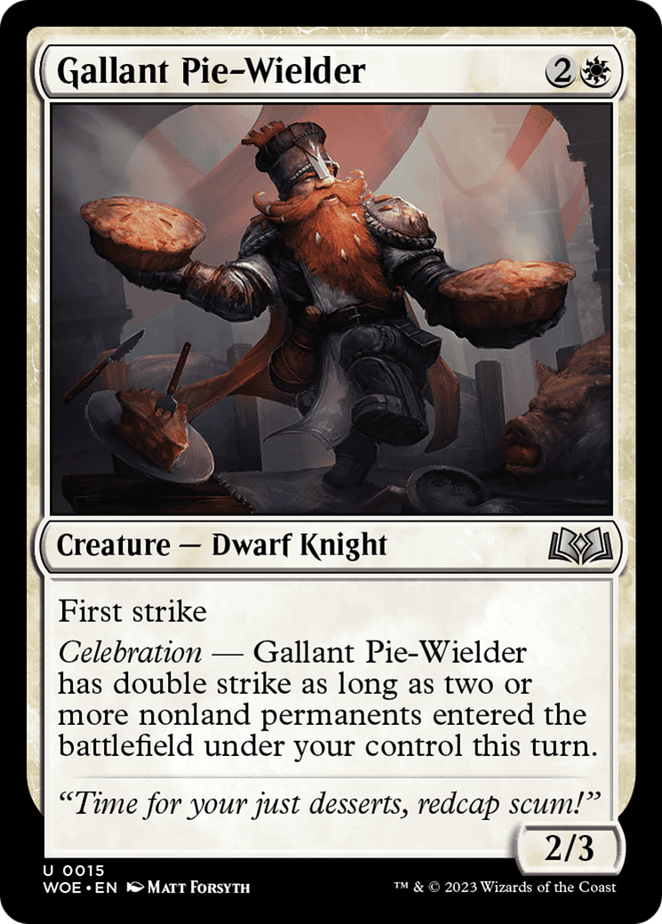 Gallant Pie-Wielder [Wilds of Eldraine] | Good Games Adelaide SA