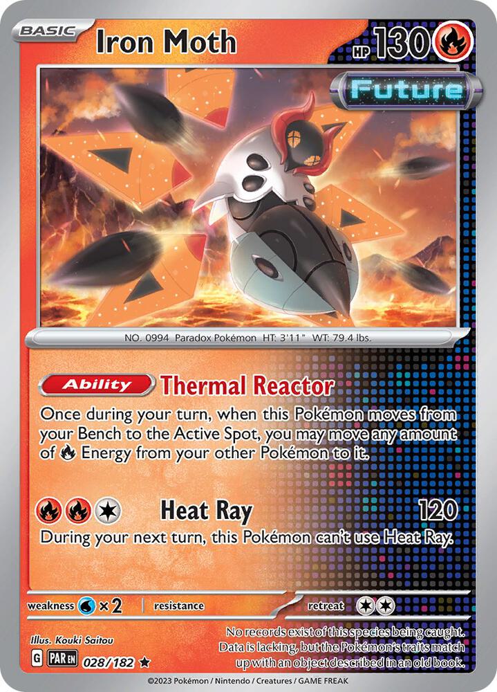 Iron Moth 028 182 028/182 (SV04: Paradox Rift)  - Reverse Holofoil | Good Games Adelaide SA