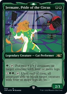 Jermane Pride of the Circus Showcase Galaxy Foil 504 (Unfinity)  - Foil | Good Games Adelaide SA
