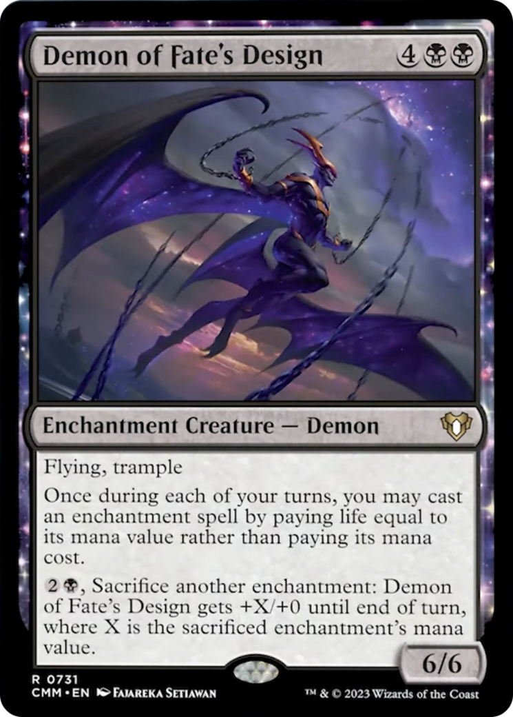 Demon of Fate's Design [Commander Masters] | Good Games Adelaide SA