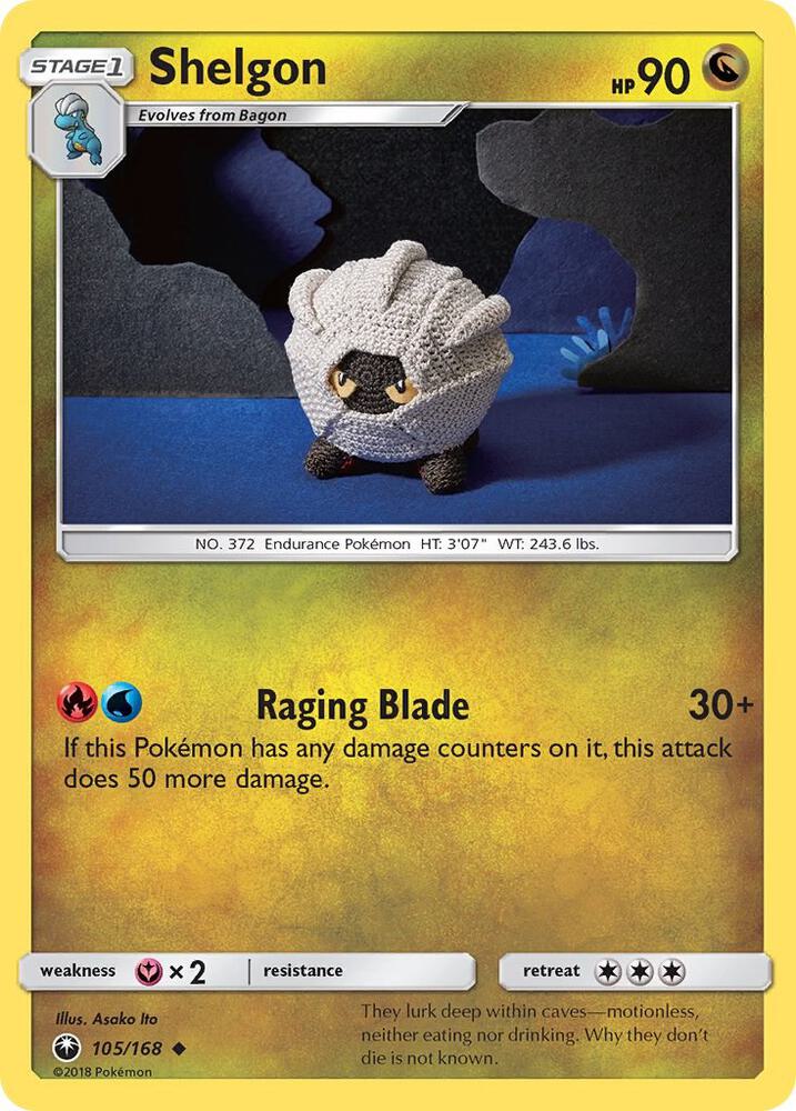 Shelgon 105/168 (SM - Celestial Storm)  | Good Games Adelaide SA