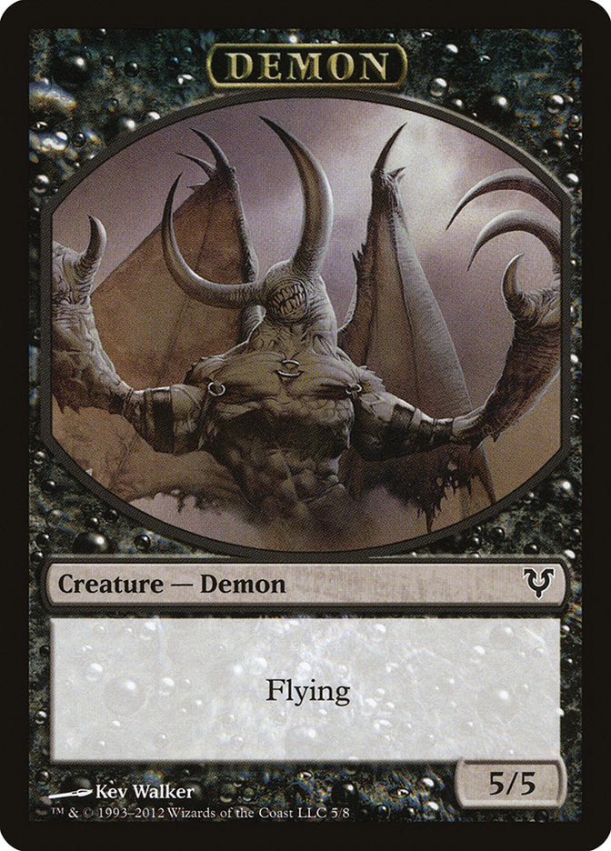 Demon Token [Avacyn Restored Tokens] | Good Games Adelaide SA