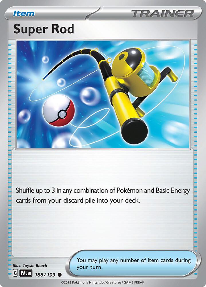 Super Rod 188/193 (SV02: Paldea Evolved)  | Good Games Adelaide SA