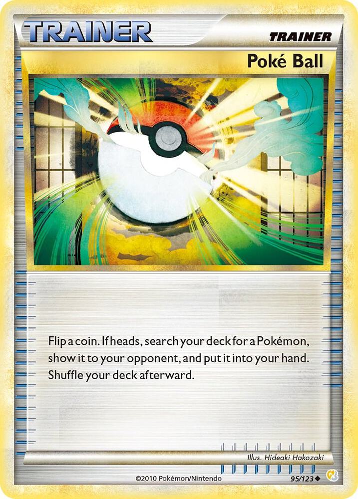 Poke Ball 95/123 (HeartGold SoulSilver)  - Reverse Holofoil | Good Games Adelaide SA