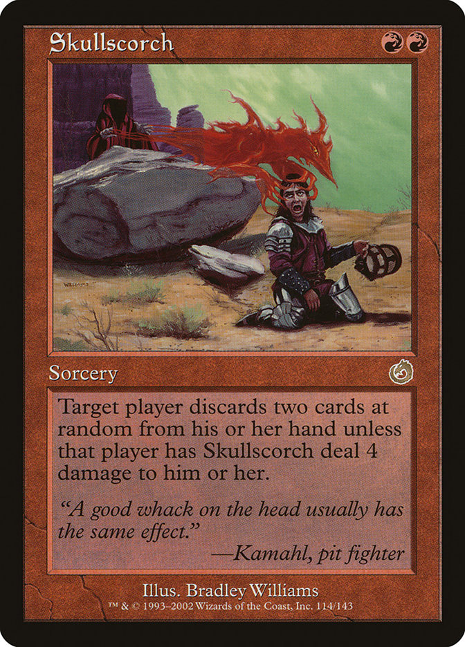 Skullscorch 114 (Torment)  - Foil | Good Games Adelaide SA