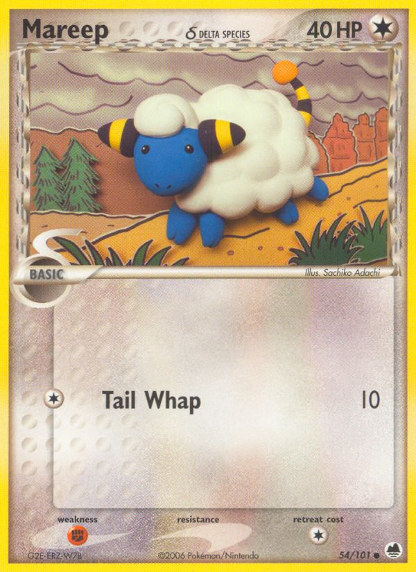 Mareep (54/101) (Delta Species) [EX: Dragon Frontiers] | Good Games Adelaide SA