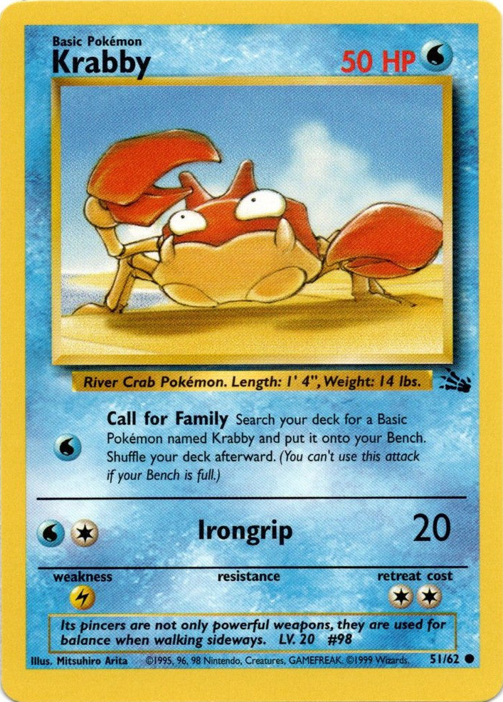 Krabby (51/62) [Fossil Unlimited] | Good Games Adelaide SA