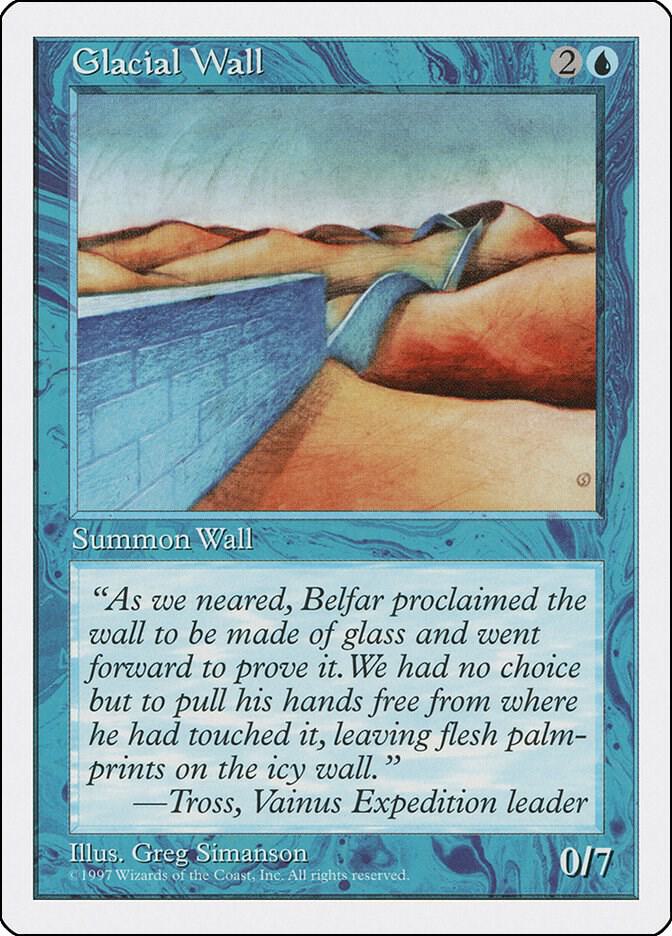 Glacial Wall 91/455 (Fifth Edition)  | Good Games Adelaide SA