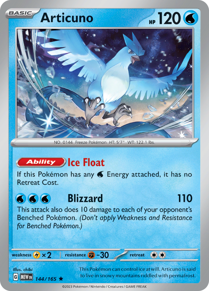Articuno (144/165) [Scarlet & Violet: 151] | Good Games Adelaide SA
