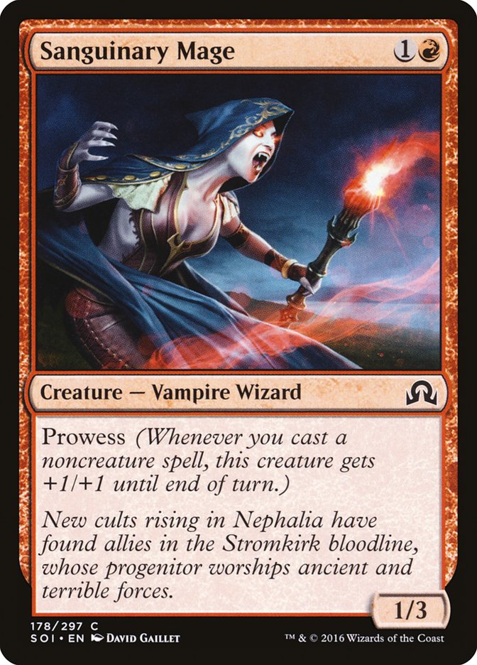 Sanguinary Mage 178 (Shadows over Innistrad)  | Good Games Adelaide SA