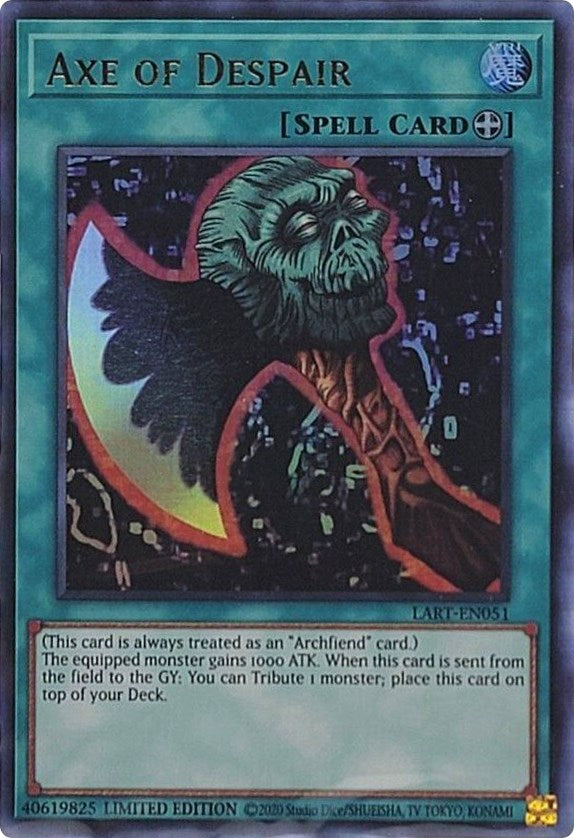 Axe of Despair [LART-EN051] Ultra Rare | Good Games Adelaide SA