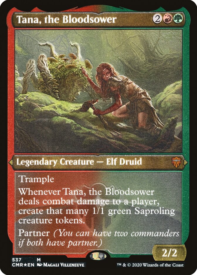 Tana, the Bloodsower (Foil Etched) [Commander Legends] | Good Games Adelaide SA