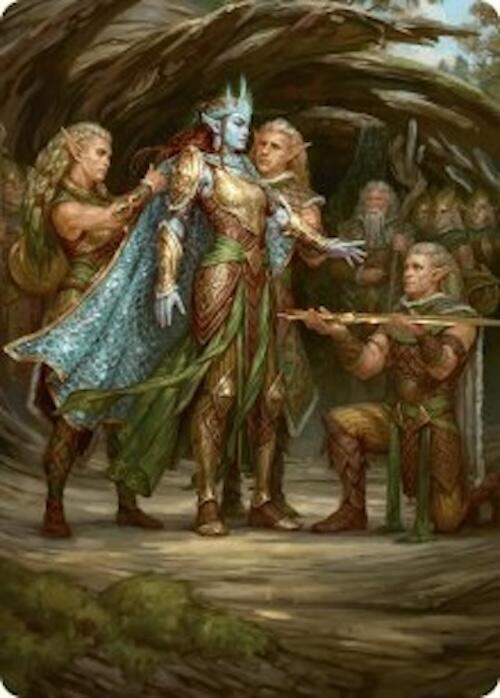 Lathril Blade of the Elves Art Card 48 54 48 (Art Series: Foundations)  | Good Games Adelaide SA