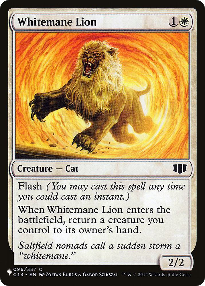 Whitemane Lion C14 096/337 (The List Reprints)  | Good Games Adelaide SA