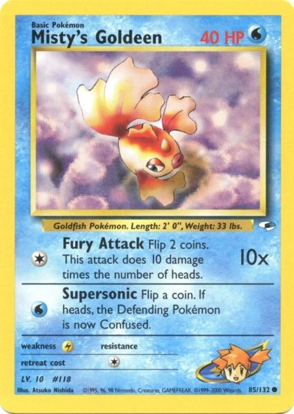 Misty's Goldeen (85/132) [Gym Heroes Unlimited] | Good Games Adelaide SA