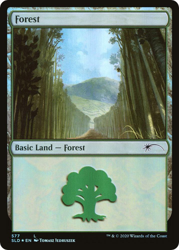 Forest 577 577 (Secret Lair Drop Series)  - Foil | Good Games Adelaide SA
