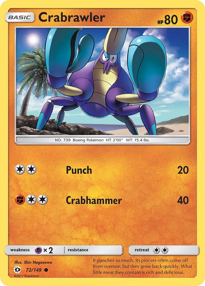 Crabrawler 72/149 (SM Base Set)  | Good Games Adelaide SA