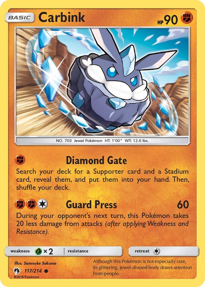 Carbink 117/214 (SM - Lost Thunder)  | Good Games Adelaide SA