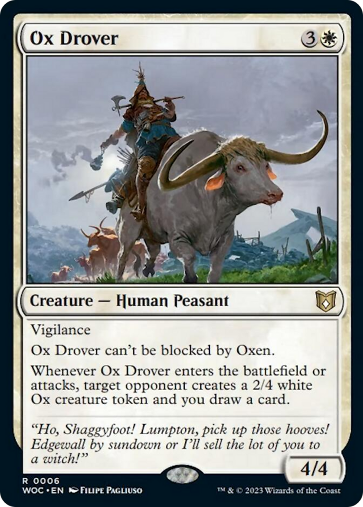 Ox Drover [Wilds of Eldraine Commander] | Good Games Adelaide SA
