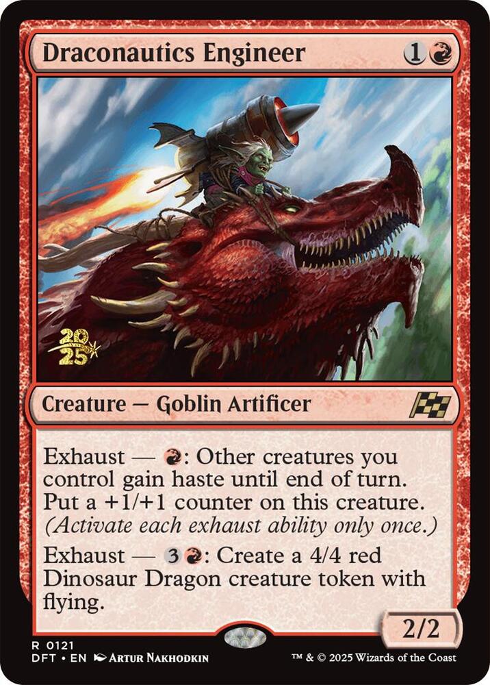 Draconautics Engineer 121 (Prerelease Cards)  - Foil | Good Games Adelaide SA