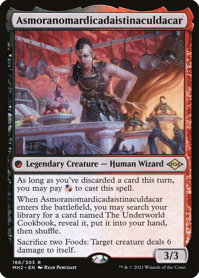 Asmoranomardicadaistinaculdacar 186 (Modern Horizons 2)  - Foil | Good Games Adelaide SA