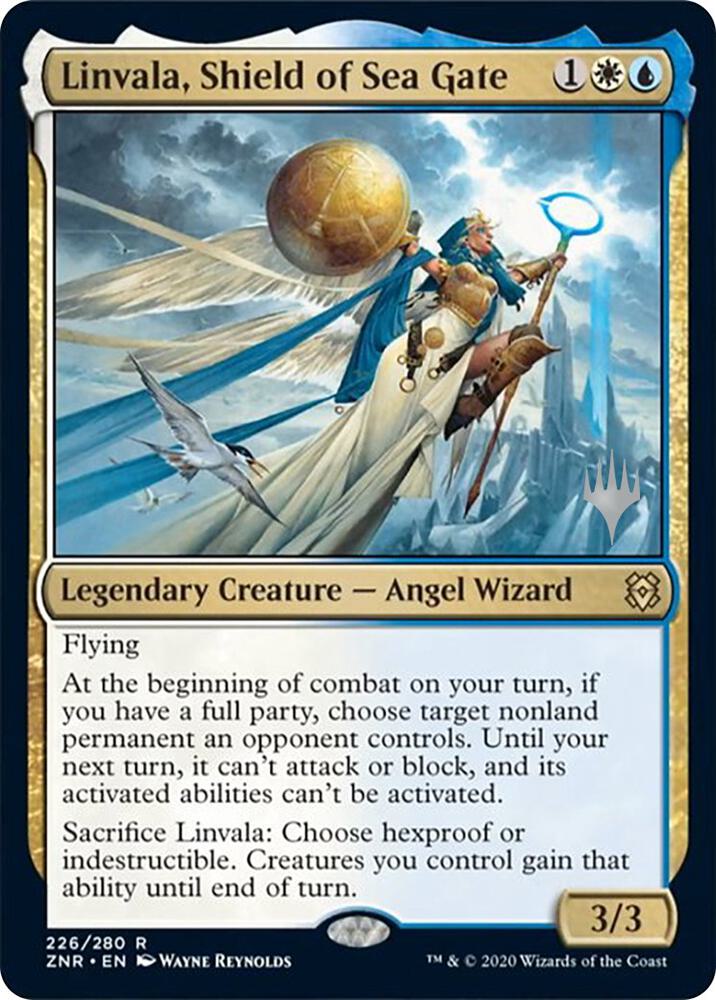 Linvala Shield of Sea Gate 226 (Promo Pack: Zendikar Rising)  | Good Games Adelaide SA
