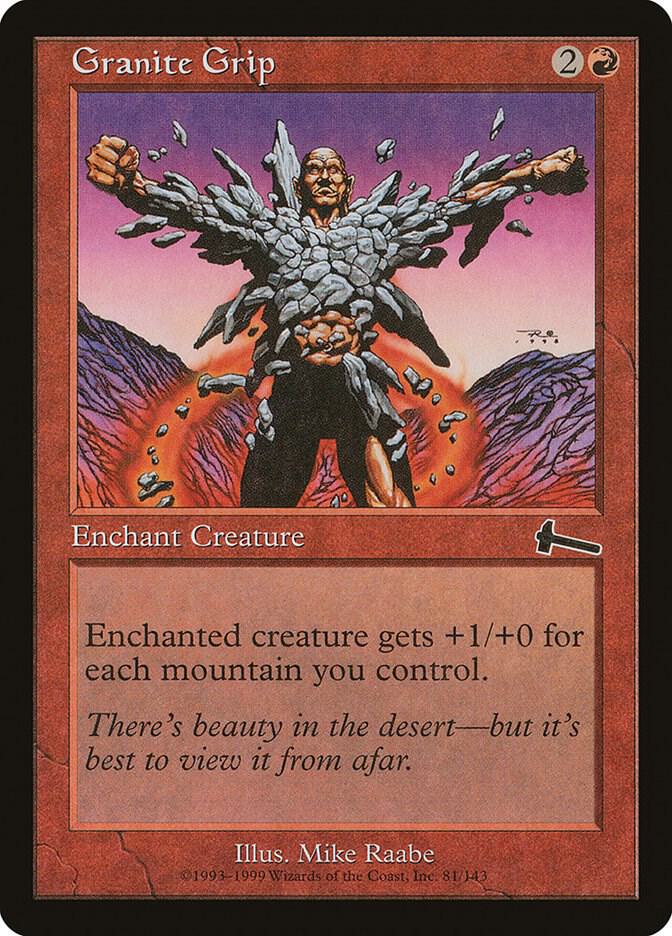 Granite Grip 81 (Urza's Legacy)  - Foil | Good Games Adelaide SA