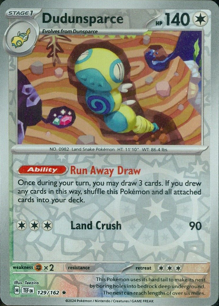 Dudunsparce (129/162) [Scarlet & Violet: Temporal Forces] | Good Games Adelaide SA