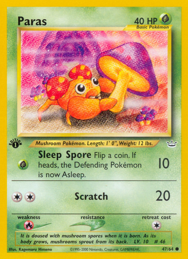 Paras (47/64) [Neo Revelation 1st Edition] | Good Games Adelaide SA