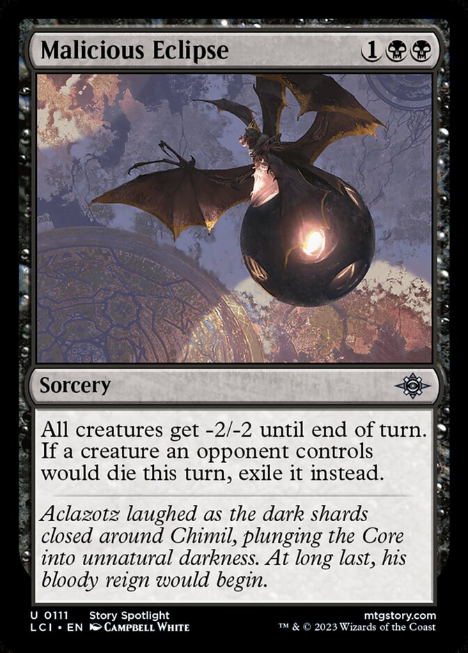 Malicious Eclipse 111 (The Lost Caverns of Ixalan)  - Foil | Good Games Adelaide SA