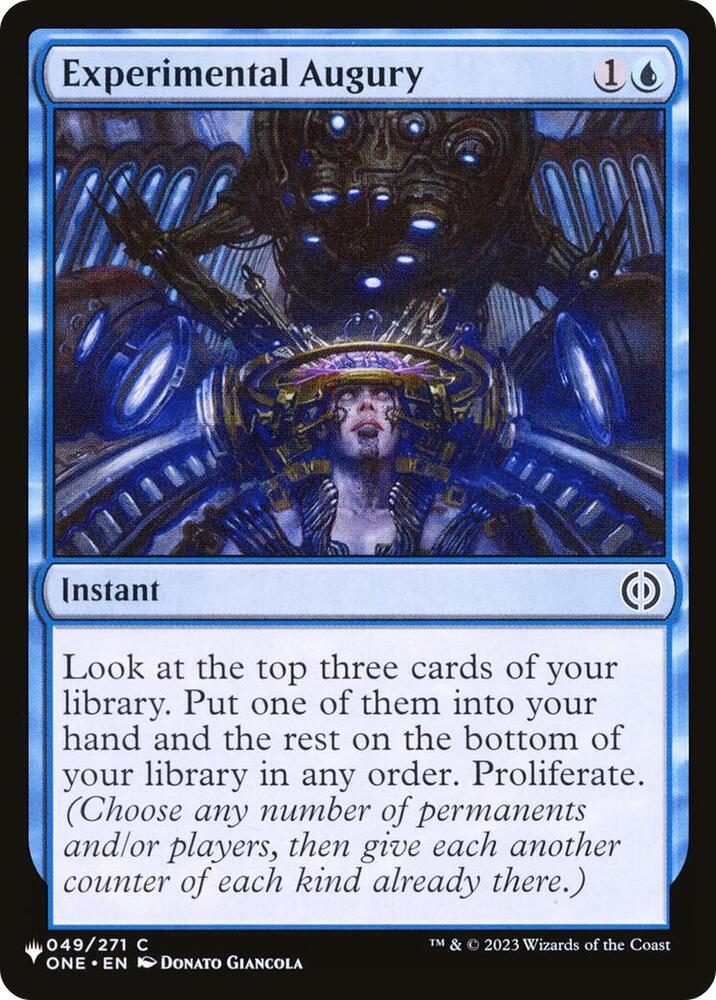 Experimental Augury 049/271 (The List Reprints)  | Good Games Adelaide SA