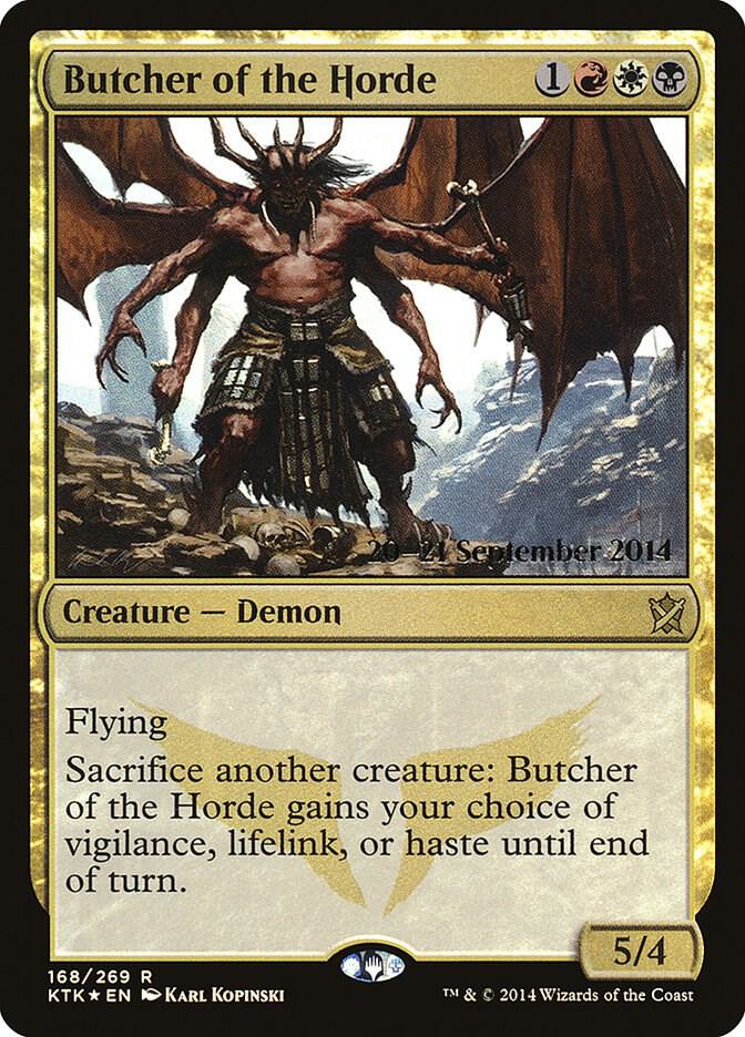 Butcher of the Horde 168 (Prerelease Cards)  - Foil | Good Games Adelaide SA