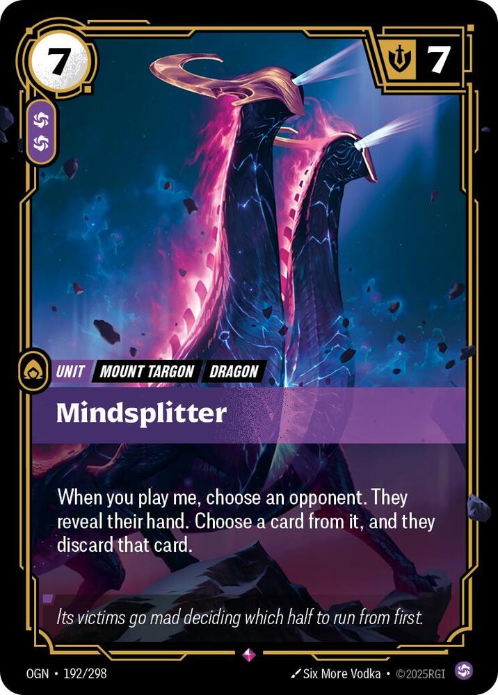 Mindsplitter 192/298 (Origins)  - Foil | Good Games Adelaide SA