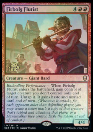 Firbolg Flutist [Commander Legends: Battle for Baldur's Gate Prerelease Promos] | Good Games Adelaide SA