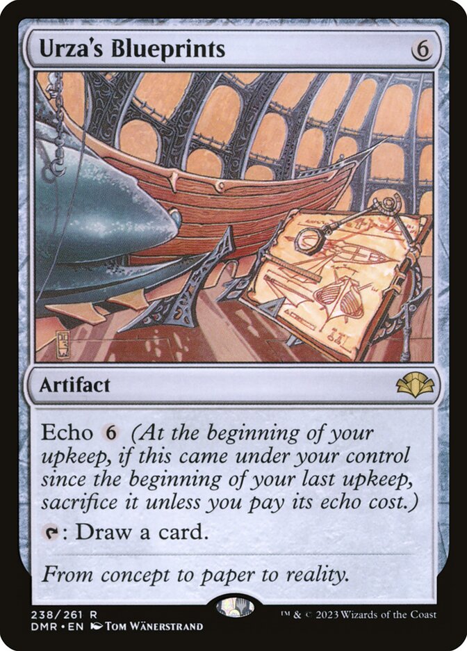 Urza's Blueprints 238 (Dominaria Remastered)  - Foil | Good Games Adelaide SA