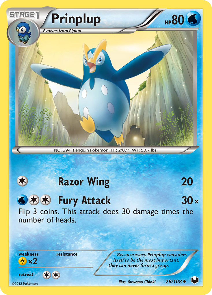 Prinplup (28/108) [Black & White: Dark Explorers] | Good Games Adelaide SA