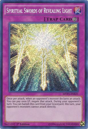 Spiritual Swords of Revealing Light [MVP1-ENS31] Secret Rare | Good Games Adelaide SA