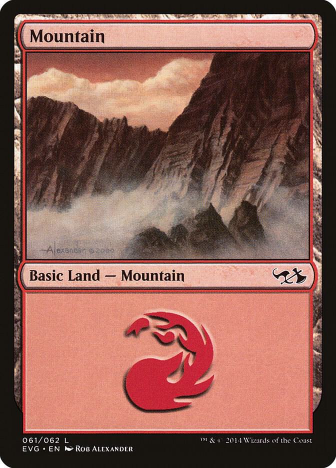 Mountain 061 EVG 61 (Duel Decks: Anthology)  | Good Games Adelaide SA
