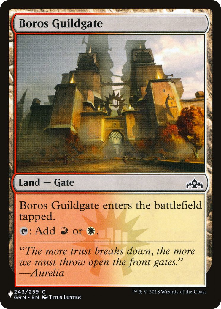 Boros Guildgate [The List] | Good Games Adelaide SA