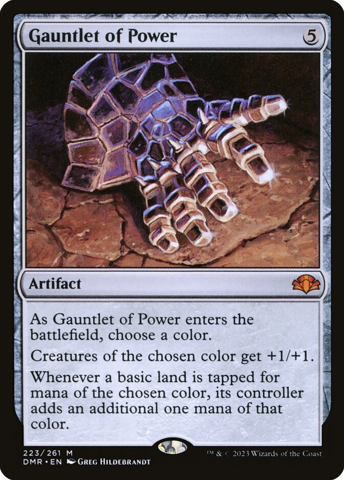 Gauntlet of Power 223 (Dominaria Remastered)  - Foil | Good Games Adelaide SA