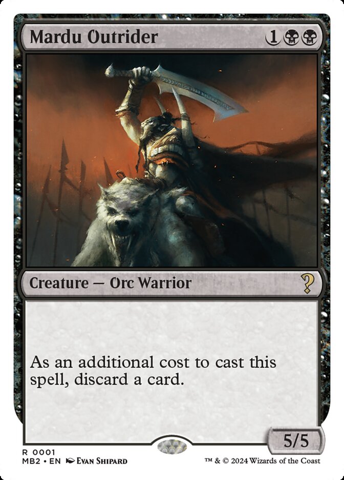 Mardu Outrider 1 (Mystery Booster 2)  | Good Games Adelaide SA
