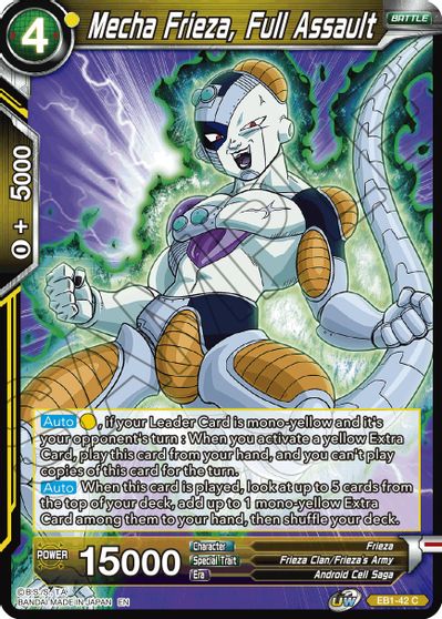 Mecha Frieza, Full Assault (EB1-42) [Battle Evolution Booster] | Good Games Adelaide SA