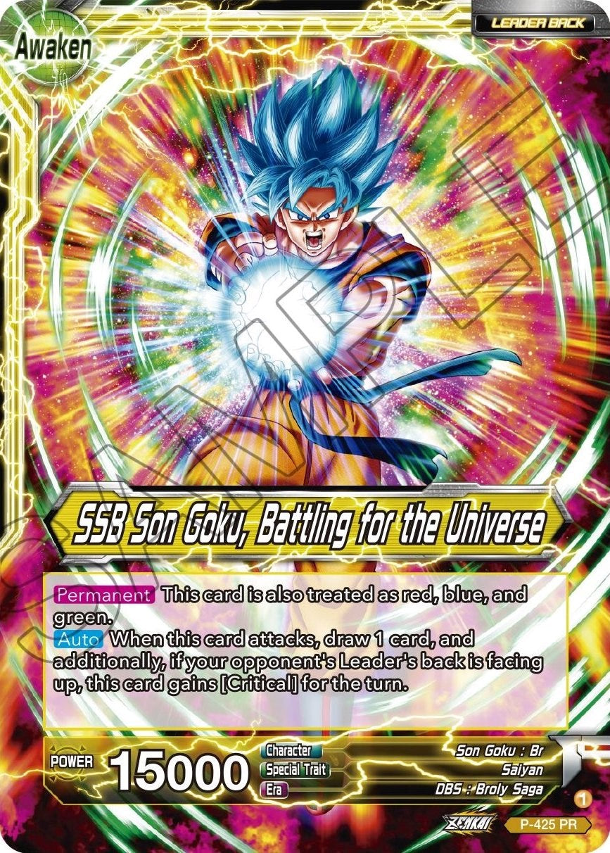Son Goku // SSB Son Goku, Battling for the Universe (P-425) [Promotion Cards] | Good Games Adelaide SA