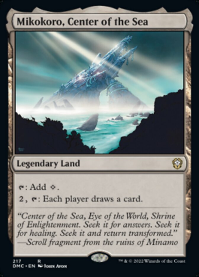 Mikokoro, Center of the Sea [Dominaria United Commander] | Good Games Adelaide SA