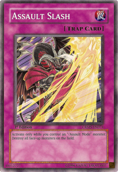 Assault Slash [CRMS-EN074] Common | Good Games Adelaide SA