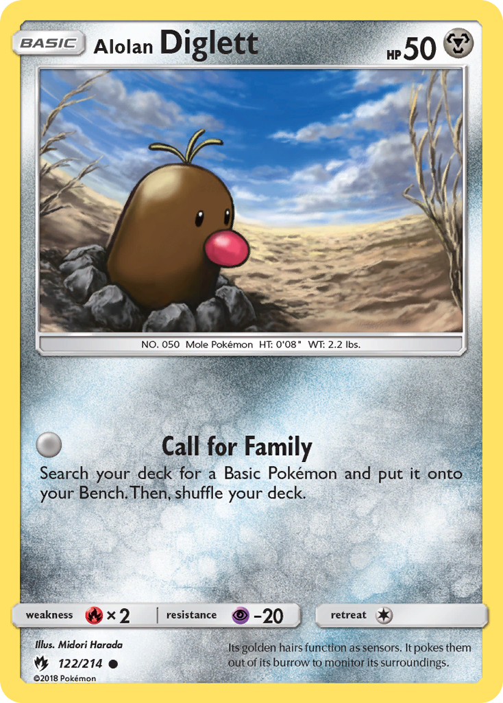 Alolan Diglett (122/214) [Sun & Moon: Lost Thunder] | Good Games Adelaide SA